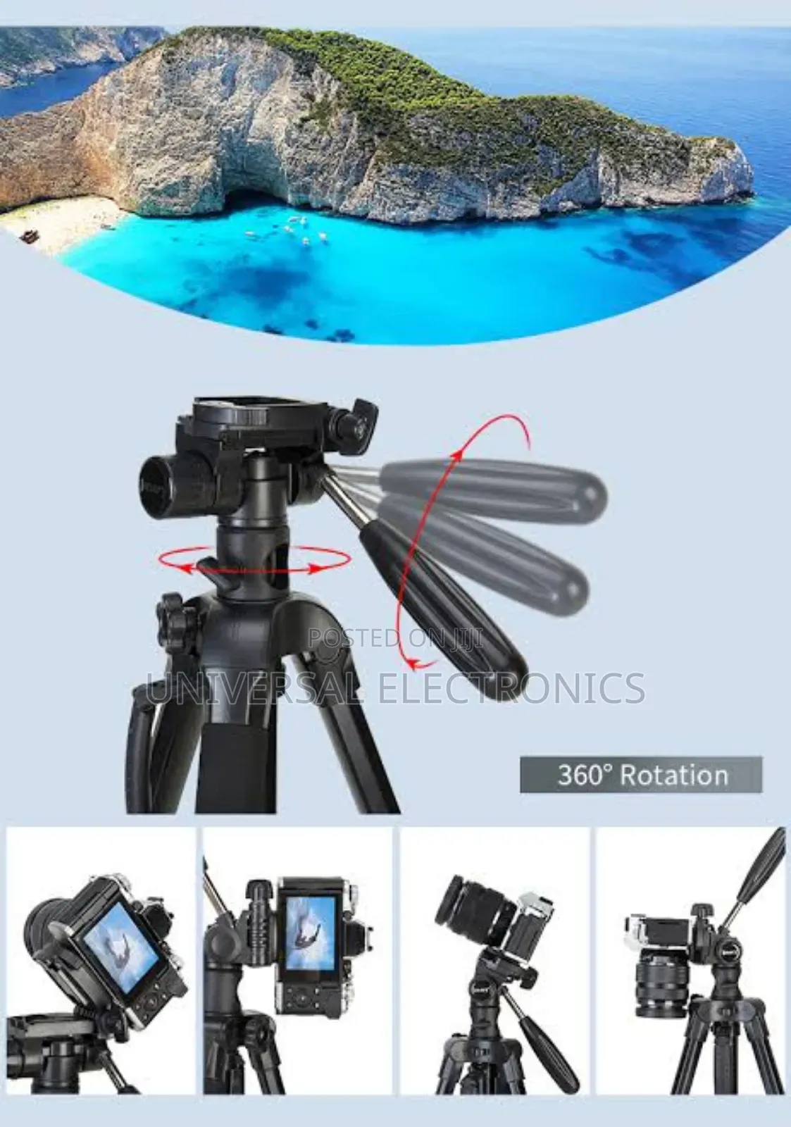 2-in-1 Tripod Monopod Combo – Built for Versatile Shoots!