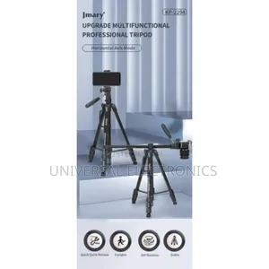 Outdoor-Ready Tripod – Sturdy Build With Anti-Slip Feet!