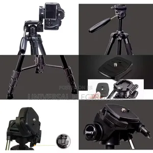 Outdoor-Ready Tripod – Sturdy Build With Anti-Slip Feet!