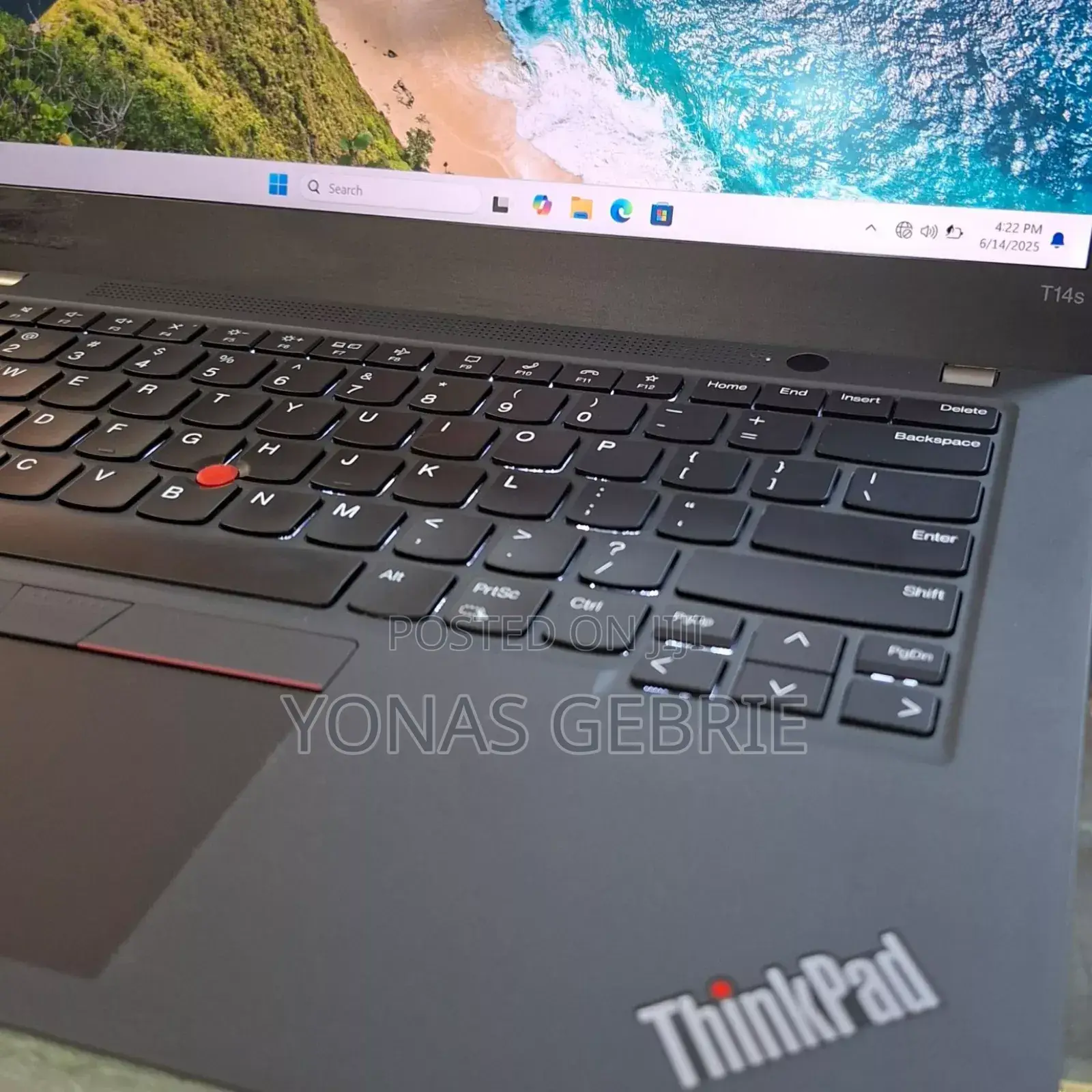 New Laptop Lenovo ThinkPad T14 16GB Intel Core I5 SSD 512GB