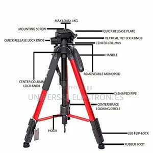 Ultra Long Tri-Pod-(Universal Mount Smooth 3-Way Head)