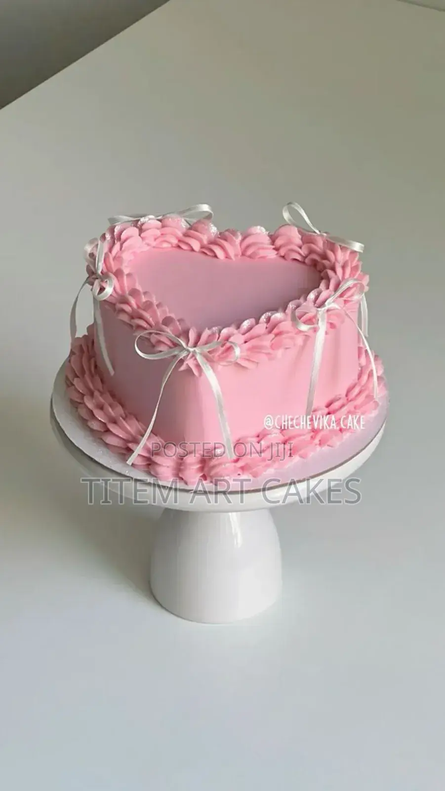 Cute Heart Shape Cake