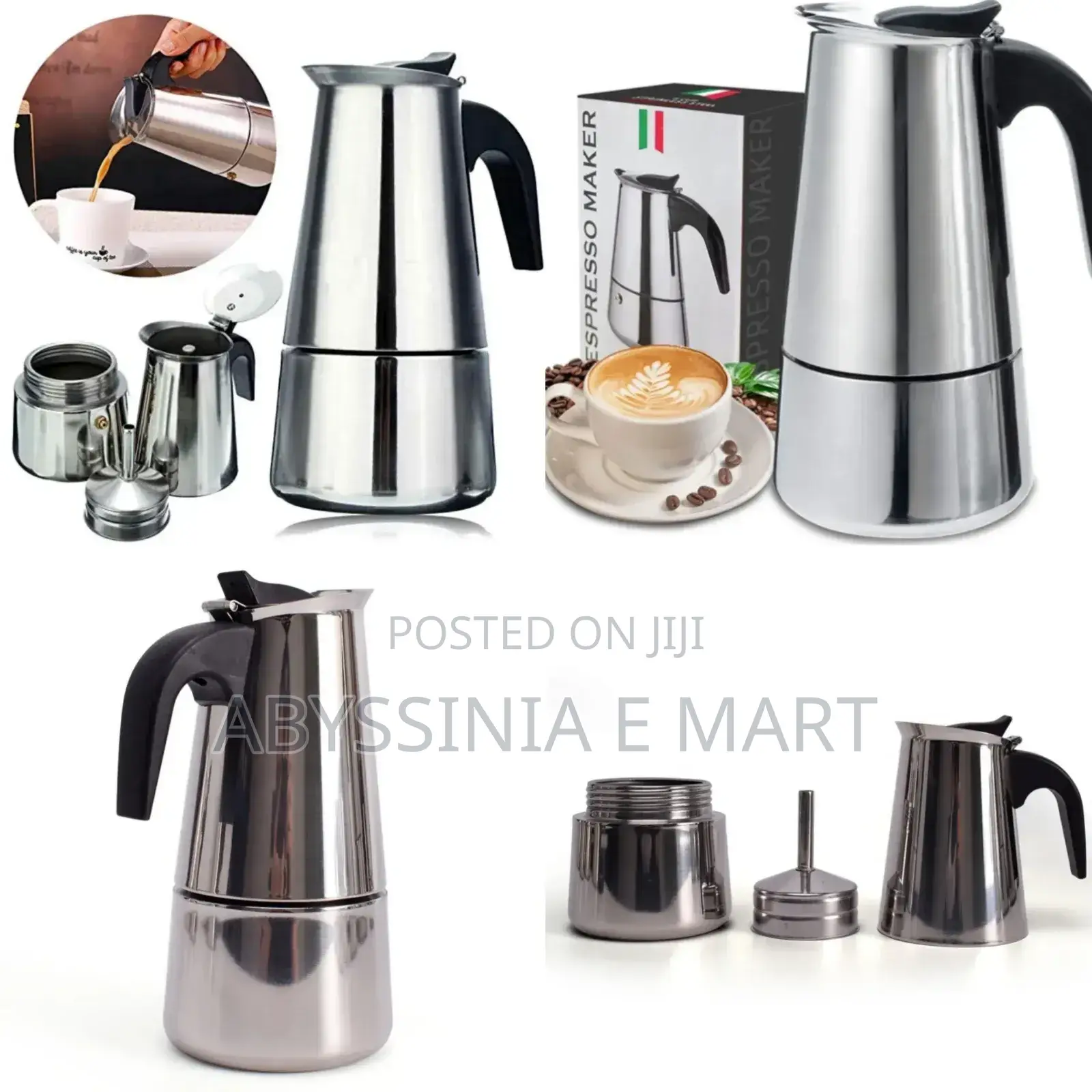 Italy Stainless Steel Espresso Maker