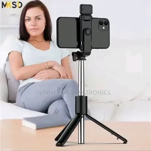 Selfie Stick With Adjustable Light(Capture Your Best Angle!)