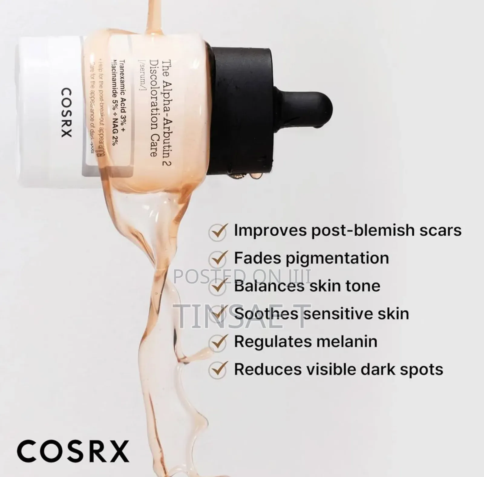 Cosrx 2% Alpha Arbutin Discoloration Care Face Serum