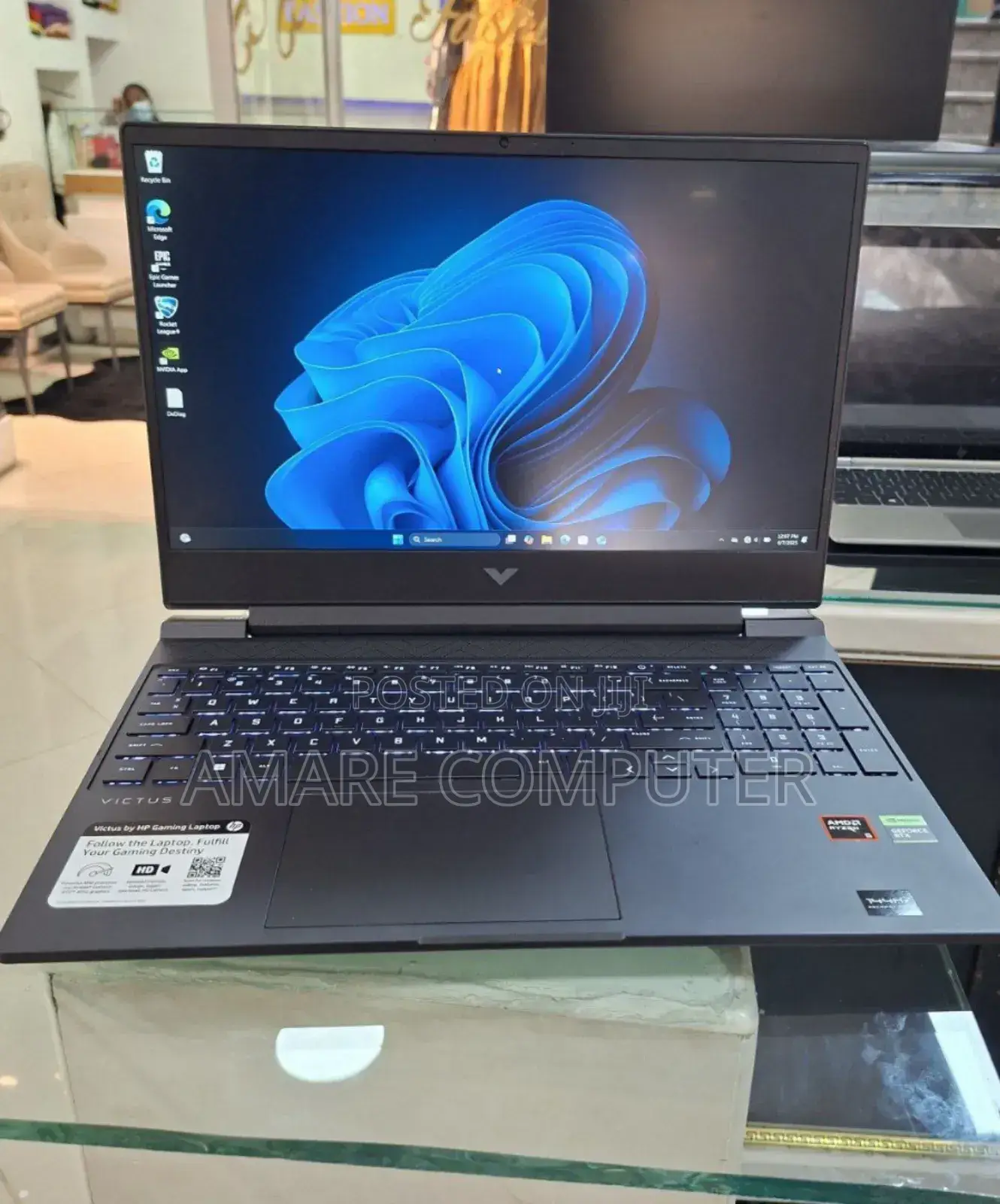 New Laptop HP Victus 15 8GB AMD Ryzen 5 SSD 512GB