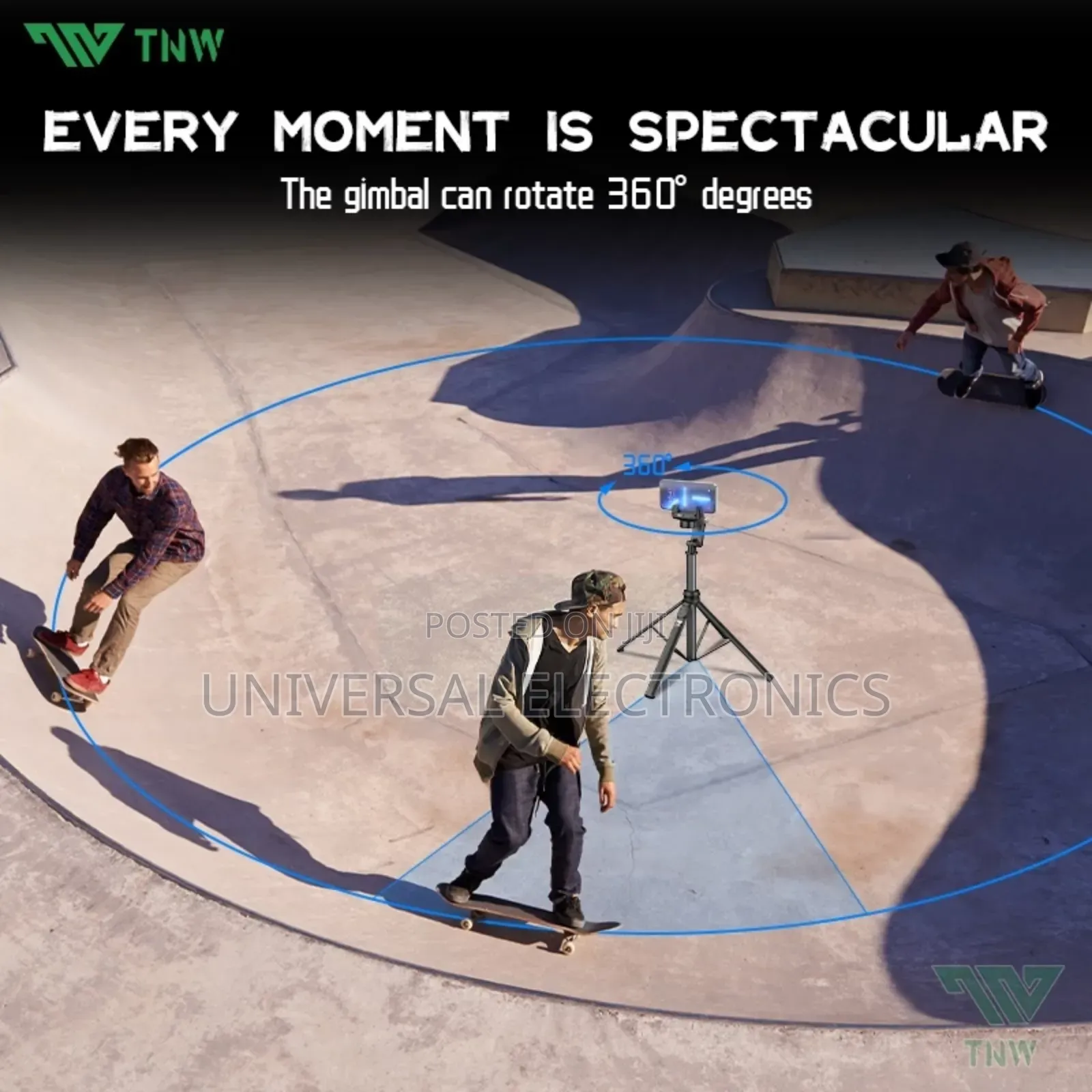 All-in-One Selfie Stick: Ai Tracking Stabilizer