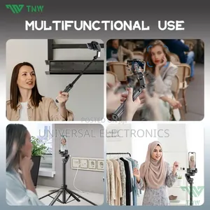 Extendable 1.3 M Ai Face Tracking Tripod Gimbal + Remote!