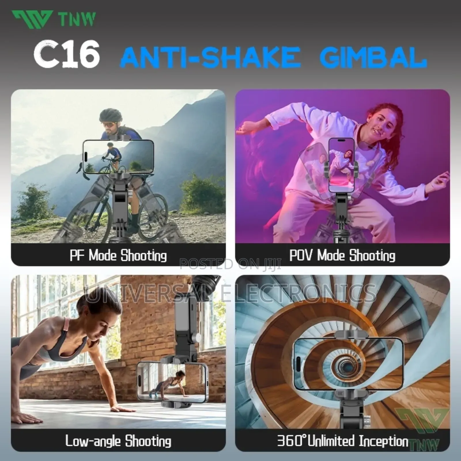 Ai Face Recognition Gimbal With Tripod-base 1.3 Metet