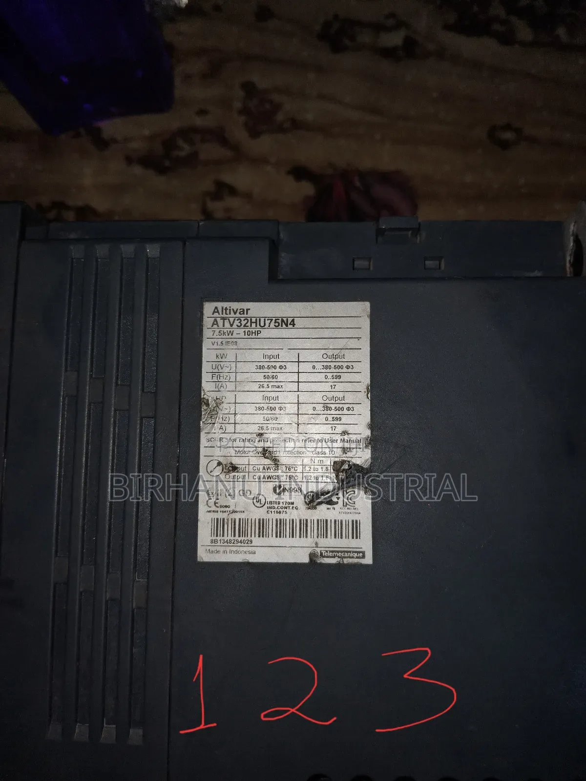 Inverter Three Phase 7.5kw