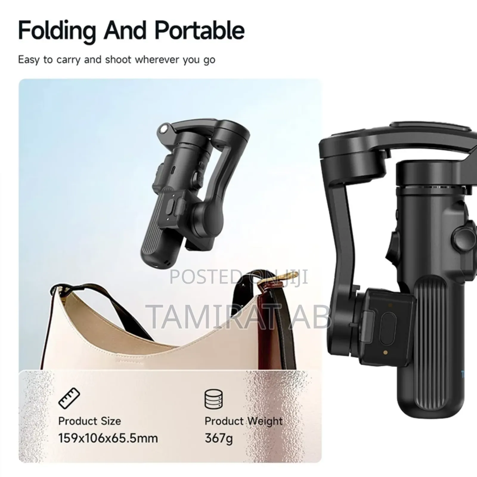 Tokqi M03 Upgraded Intelligent 3-Axis Gimbal Stabilizer