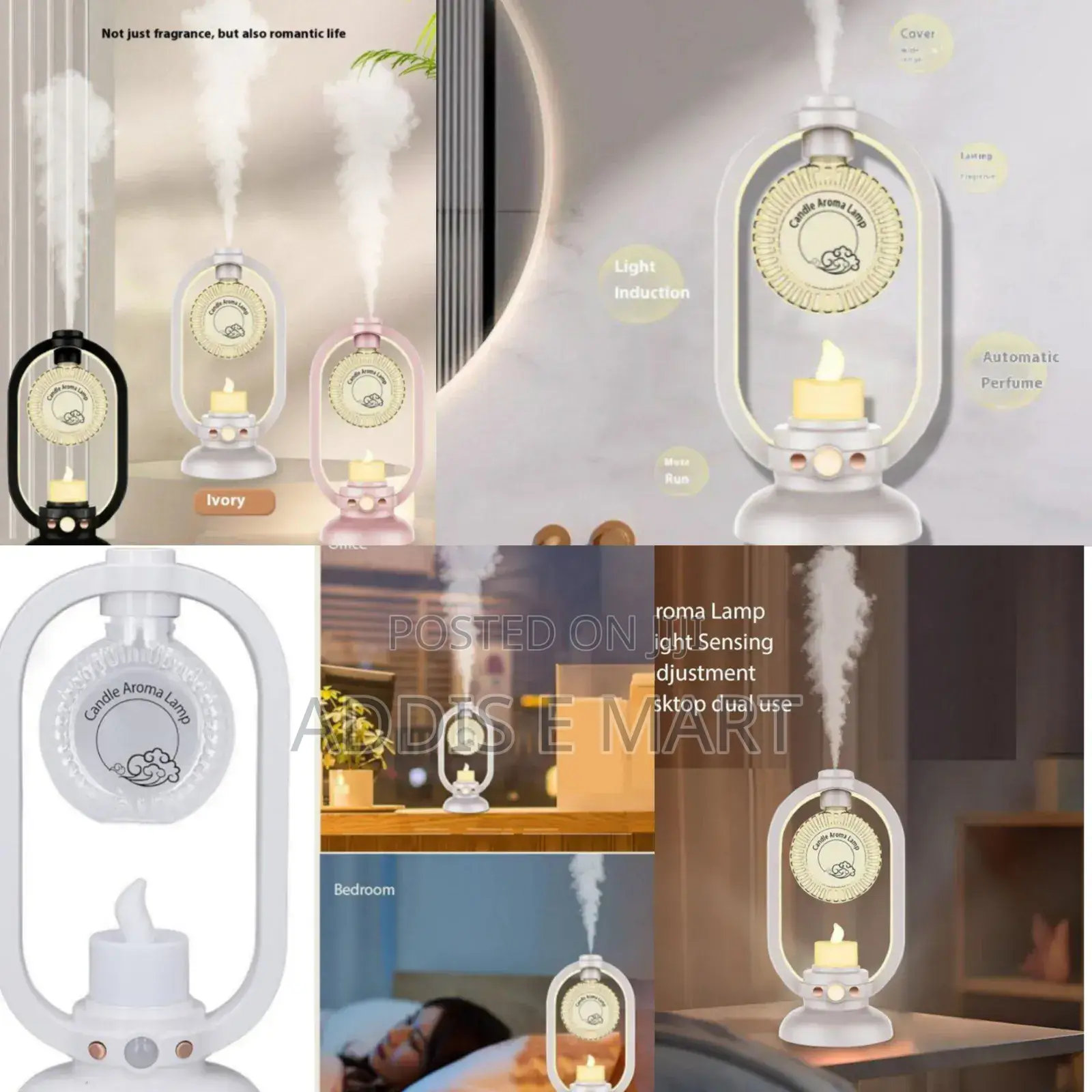 Candle Aroma Lamp Humidifier