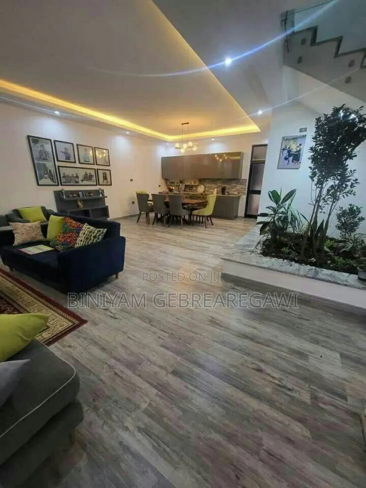 Furnished 5bdrm House in G+1, Yeka for rent