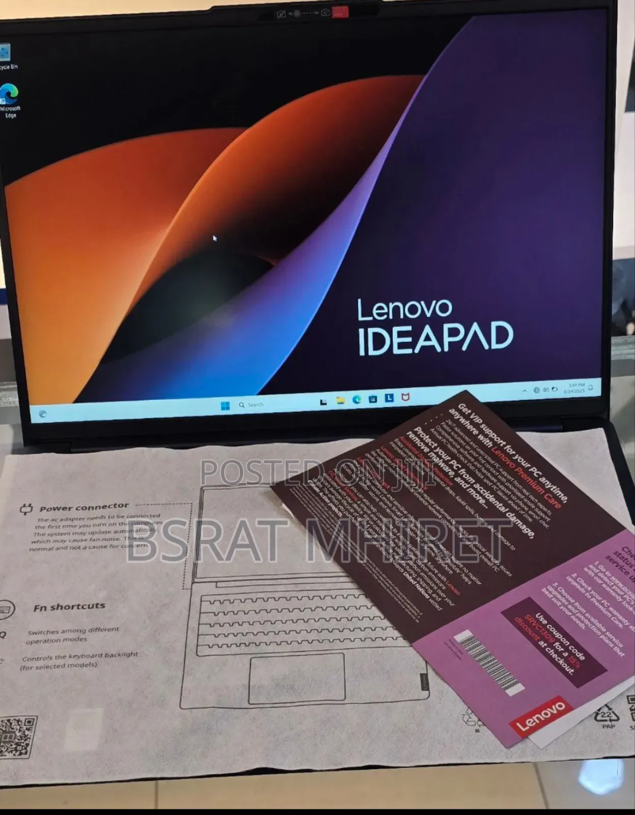New Laptop Lenovo Ideapad 3 16GB AMD Ryzen 5 SSD 512GB