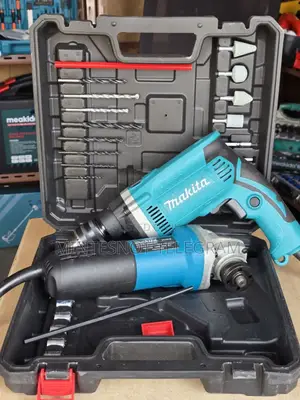 Photo - Grinder and Drill Combo Toolset
