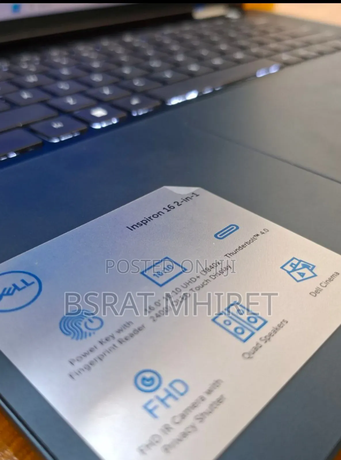 New Laptop Dell Inspiron 16 5620 16GB Intel Core I7 SSD 1T