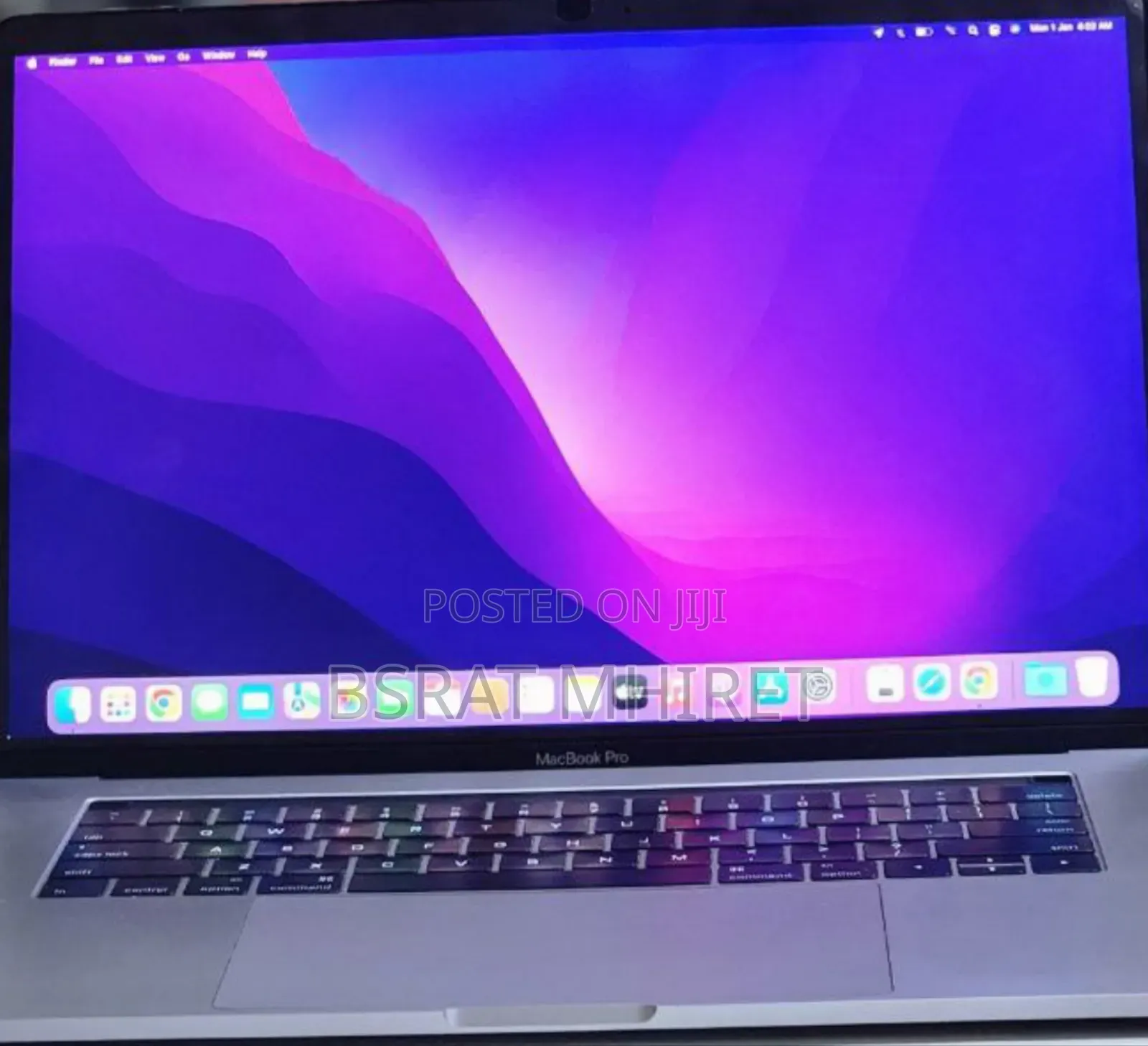 New Laptop Apple MacBook Pro 2019 16GB Intel Core I7 SSD 256GB