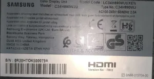 Samsung 34” Ultra-Wide WQHD Monitor – C34h890wjuxen