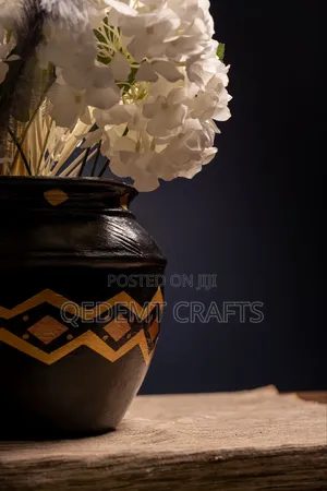 Ethiopia Hand Made Flower Vase