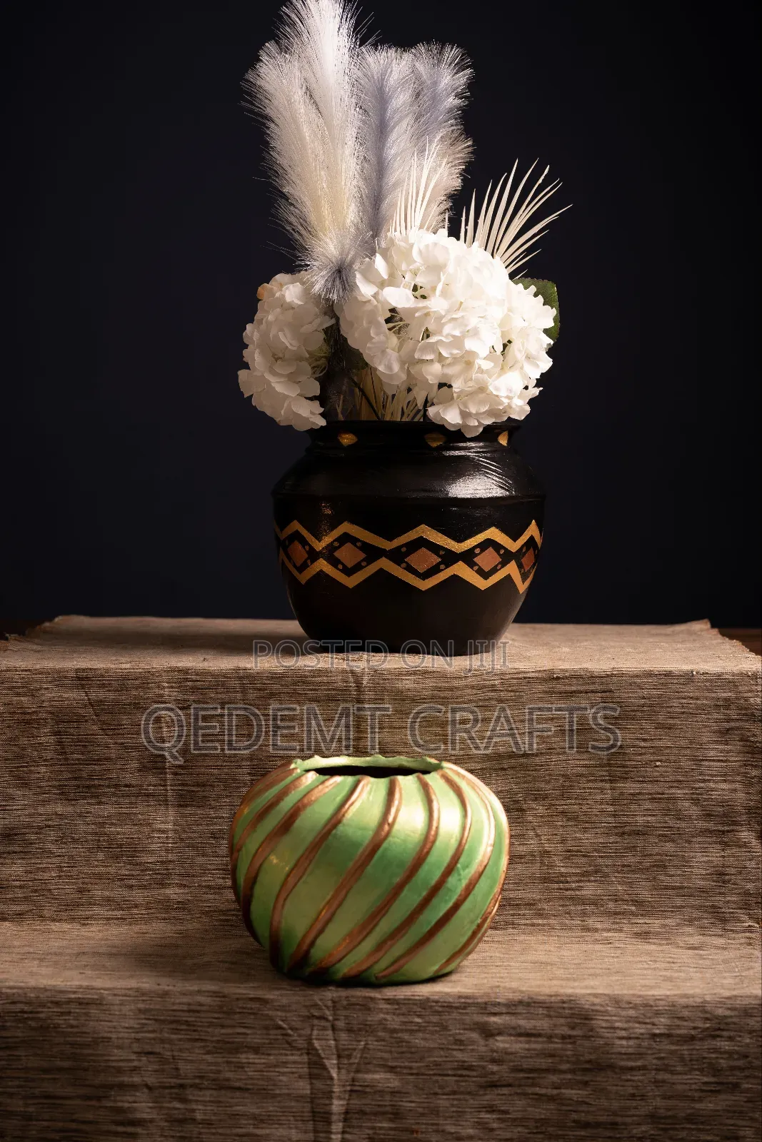 Ethiopia Hand Made Flower Vase