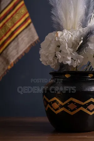 Ethiopia Hand Made Flower Vase