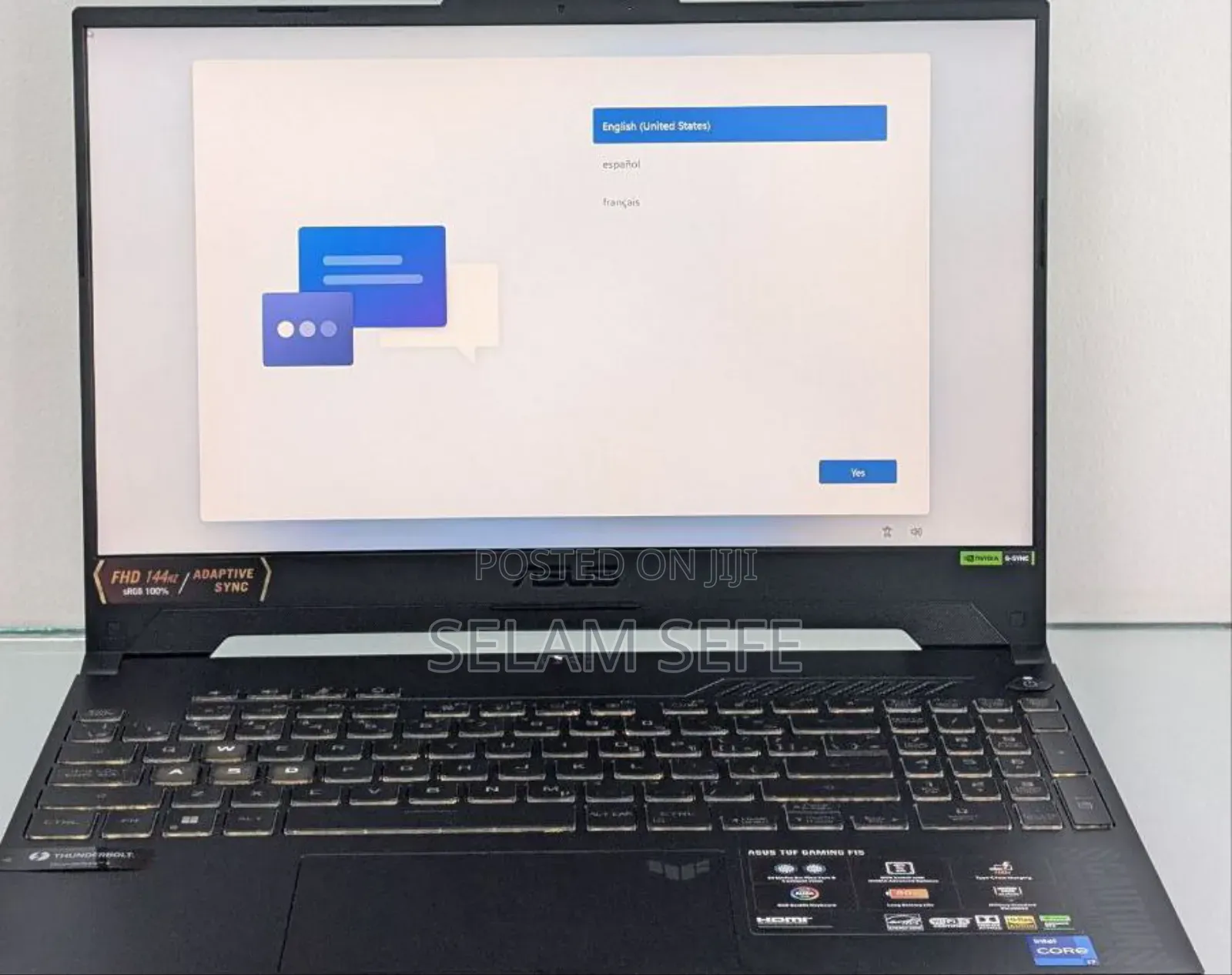 New Laptop Asus TUF Gaming A15 16GB Intel Core I7 SSD 1T