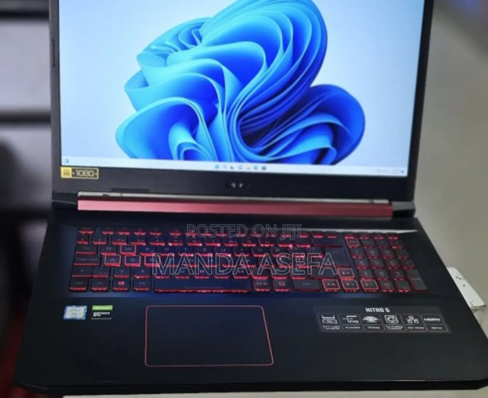 New Laptop Acer Nitro 5 16GB Intel Core I7 SSD 512GB