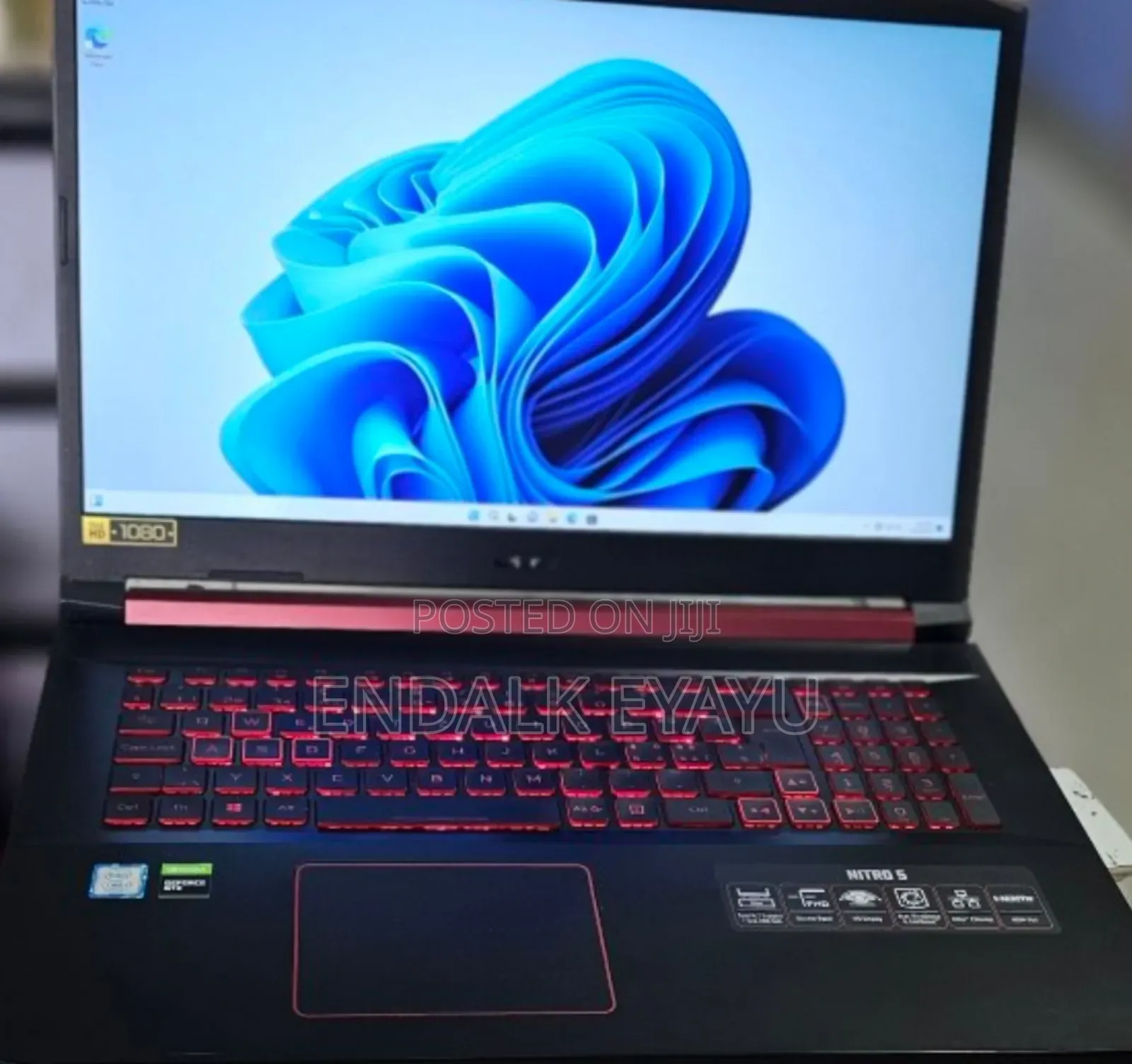 New Laptop Acer Nitro 5 16GB Intel Core I7 SSD 512GB