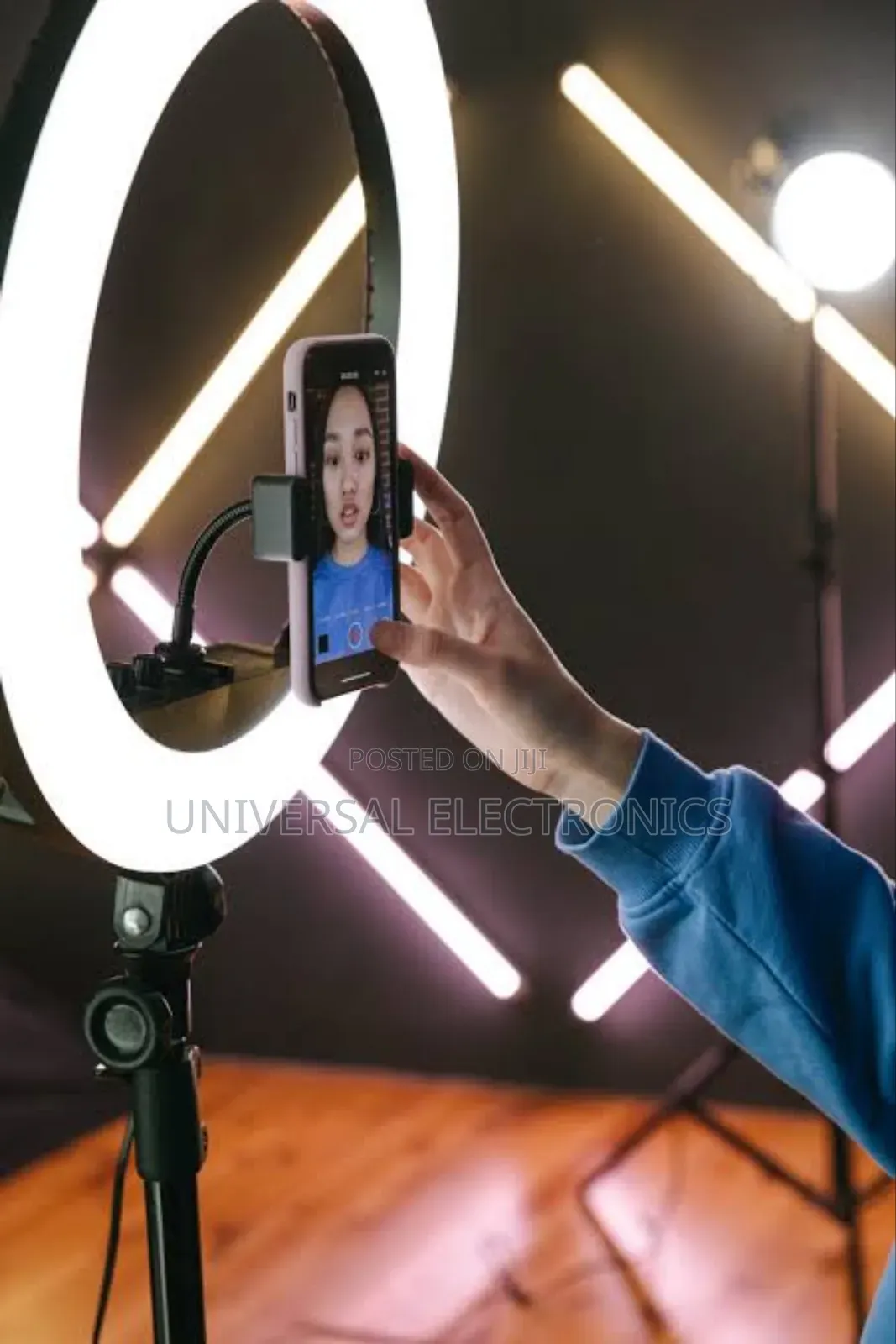 Professional RGB Ringlight– Adjustable, Bright Stylish