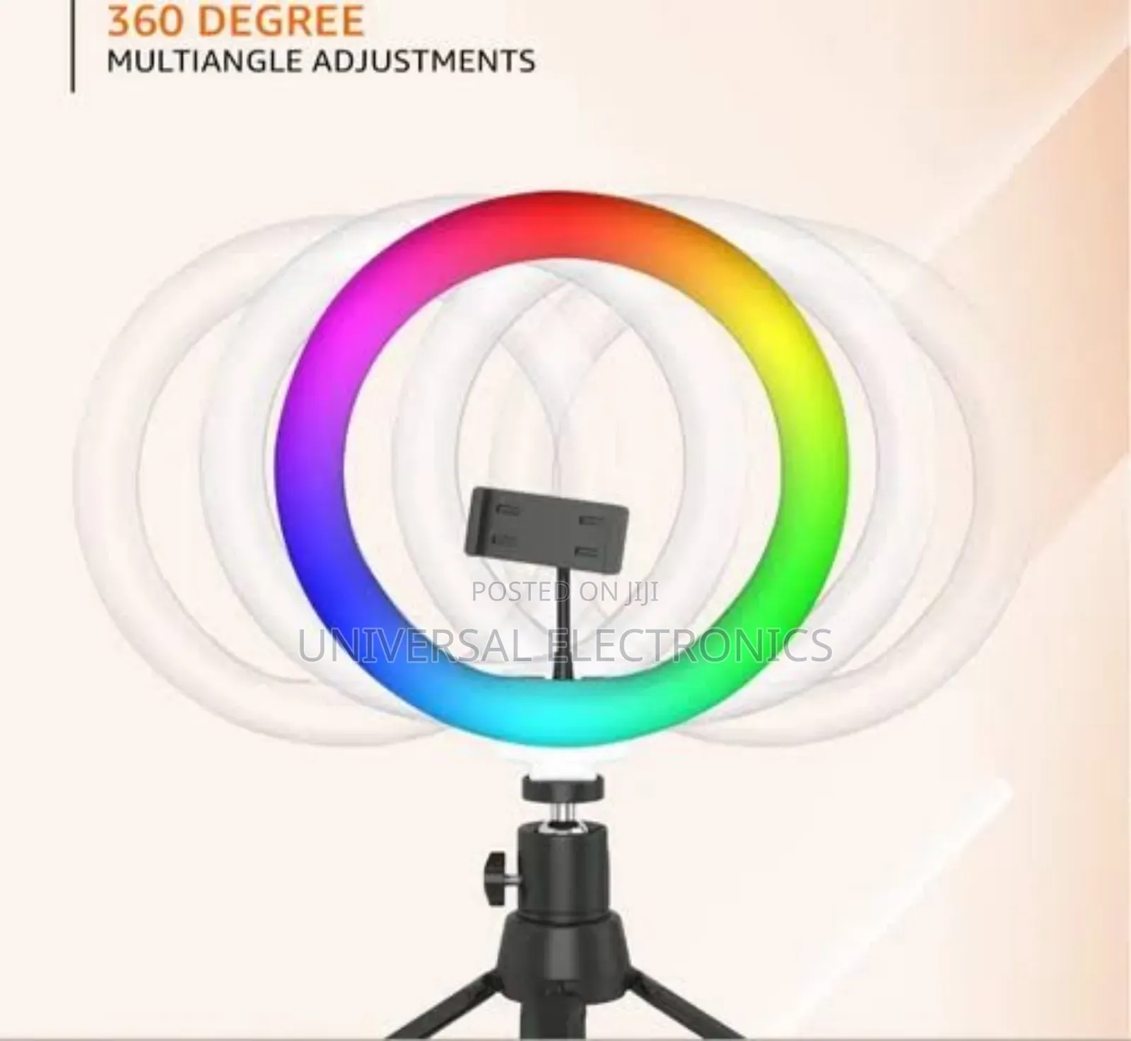 Vibrant Ring Lighting With Rgb– Remote-controlled Ring Light