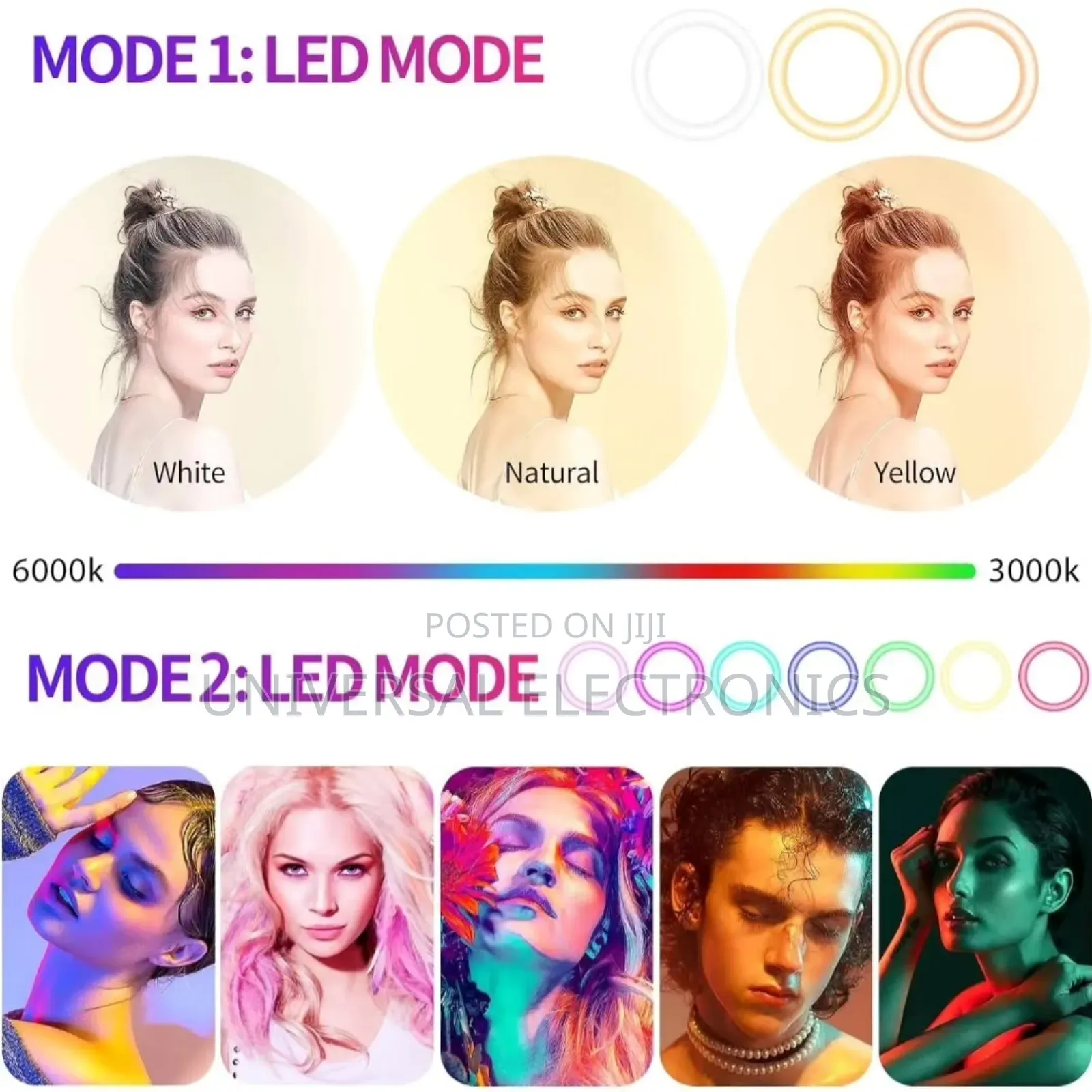 Vibrant Ring Lighting With Rgb– Remote-controlled Ring Light