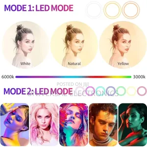 Vibrant Ring Lighting With Rgb– Remote-controlled Ring Light