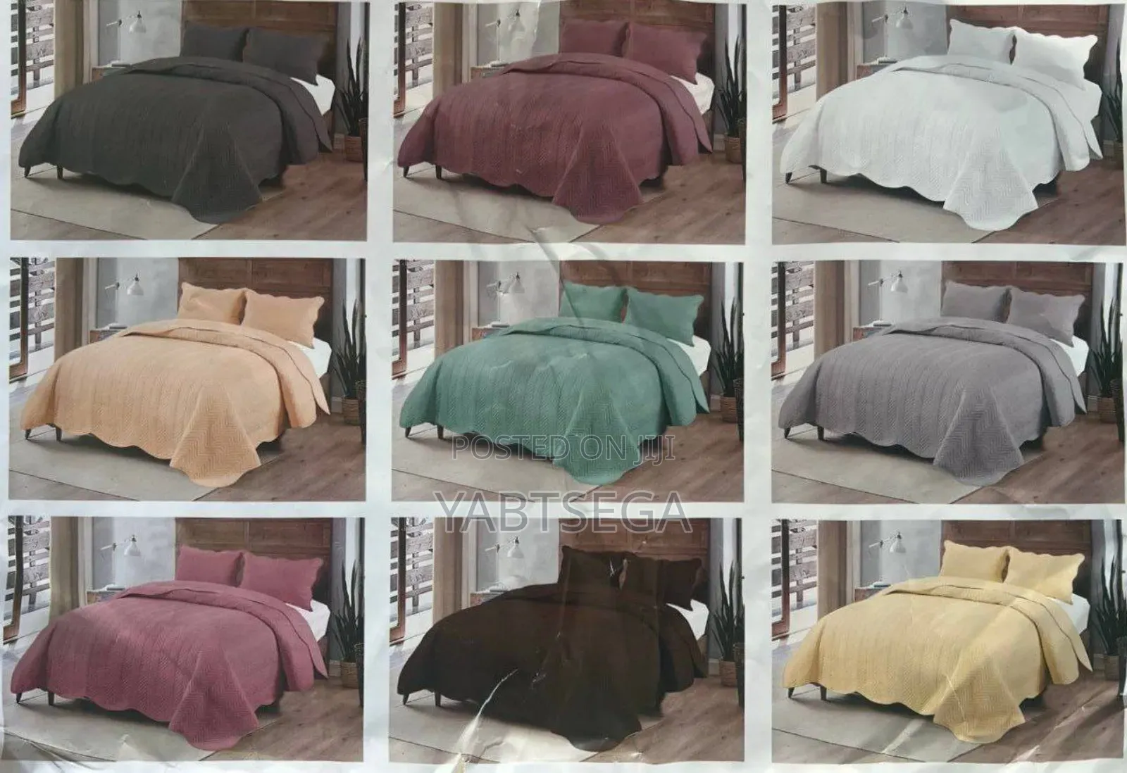 አዲስ አልጋ ልብሶችን አስገብተናል (Bed Spread)