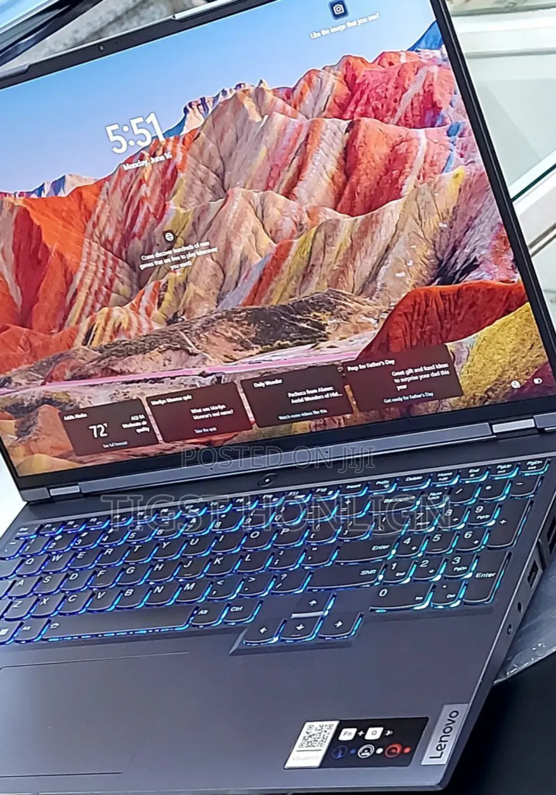 New Laptop Lenovo Legion 5 16GB AMD Ryzen 7 SSD 512GB