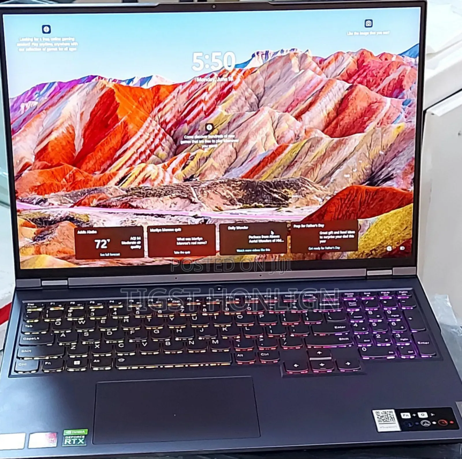 New Laptop Lenovo Legion 5 16GB AMD Ryzen 7 SSD 512GB