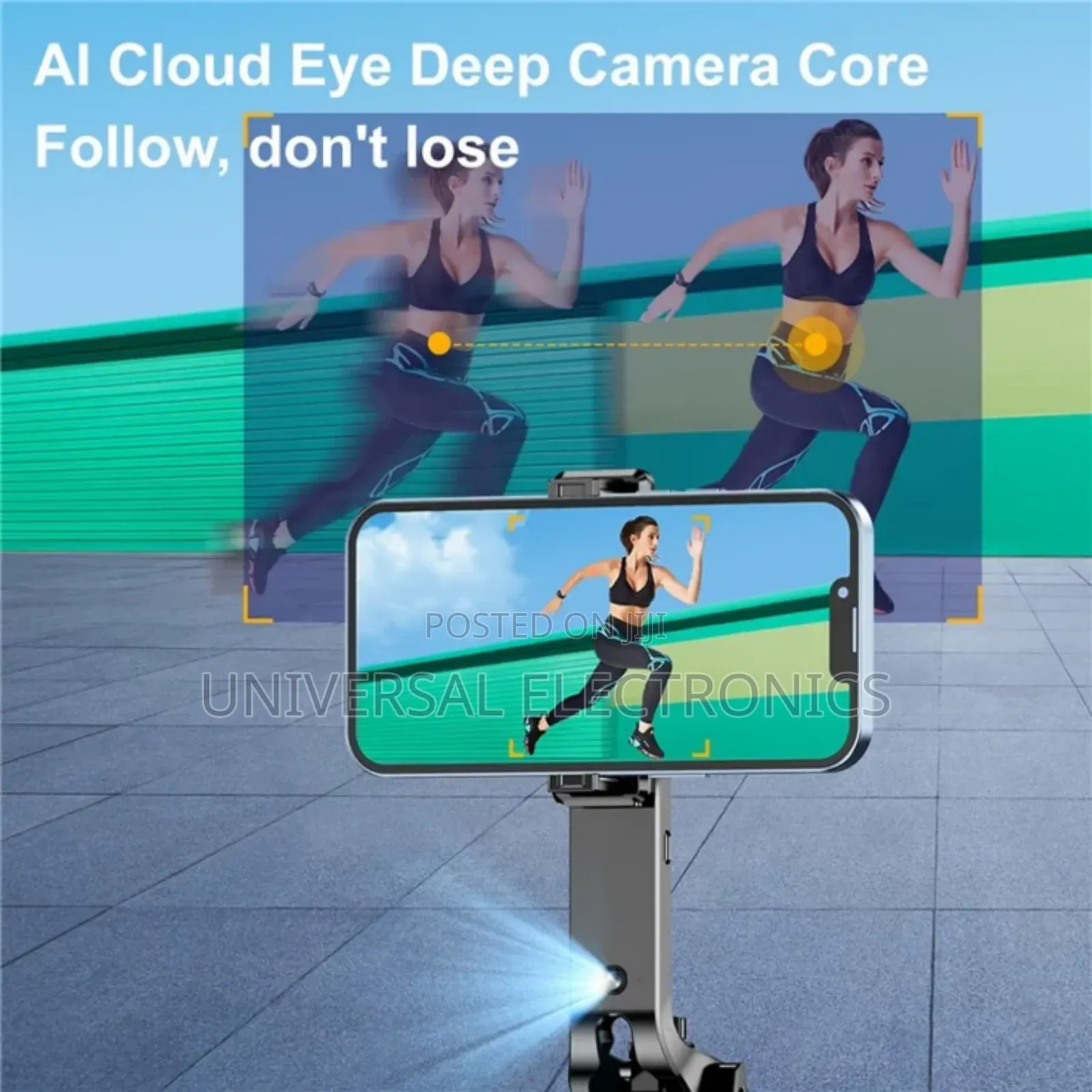 Pro Selfie Stick With Stand–Lightweight Adjustable Height