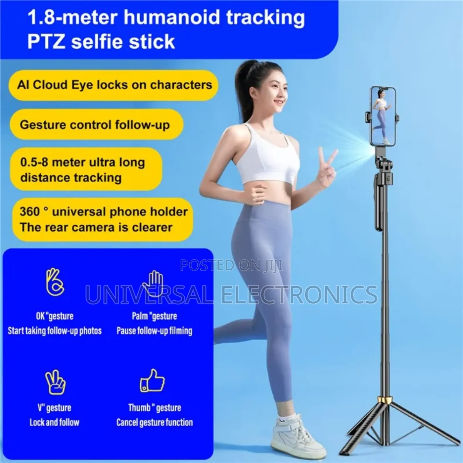 Extendable Tripod-Stick – Great for Travel Live Videos