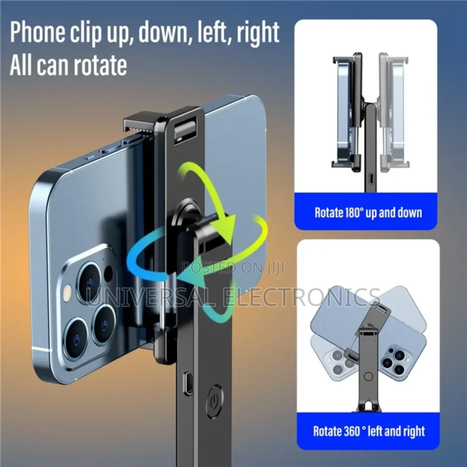 Tripod + Selfie Stick in One( Great for Wide and Tall Shots)