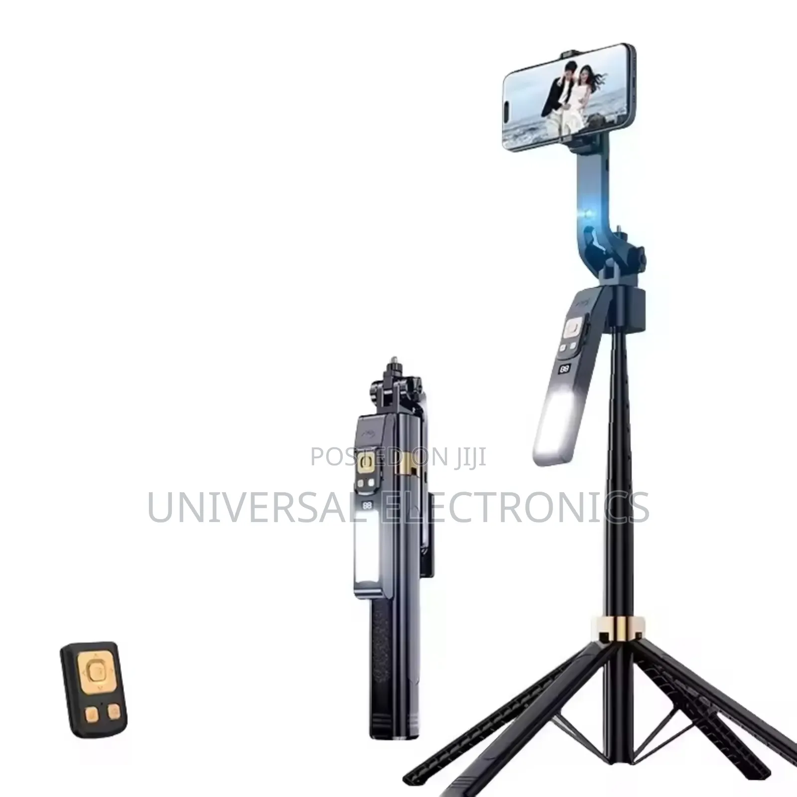 Tripod + Selfie Stick in One( Great for Wide and Tall Shots)
