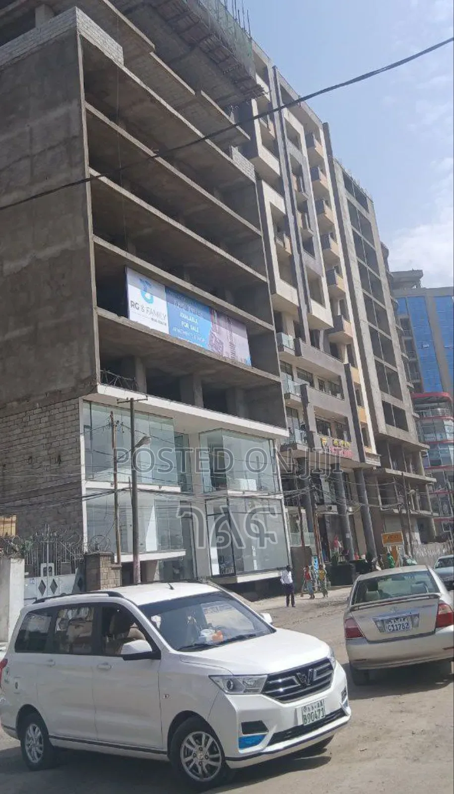 በመሀል ቦሌ ግንባታቸው 70% የደረሰ አፓርትመንት ባለ 2 መኝታ በካሬ 125 ሺ ብር