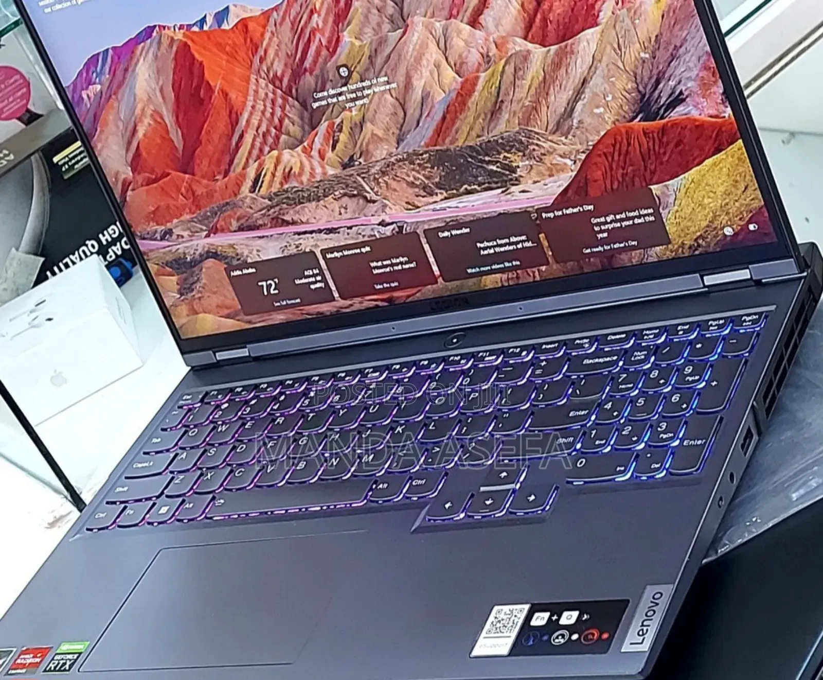 New Laptop Lenovo Legion 5 16GB AMD Ryzen 7 SSD 512GB