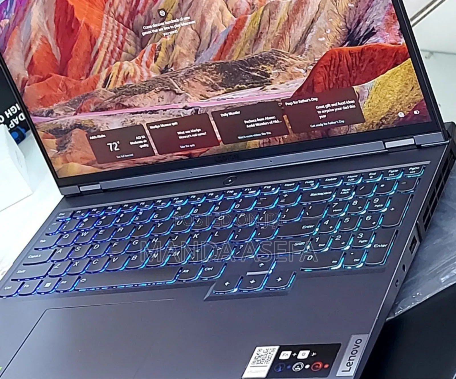 New Laptop Lenovo Legion 5 16GB AMD Ryzen 7 SSD 512GB