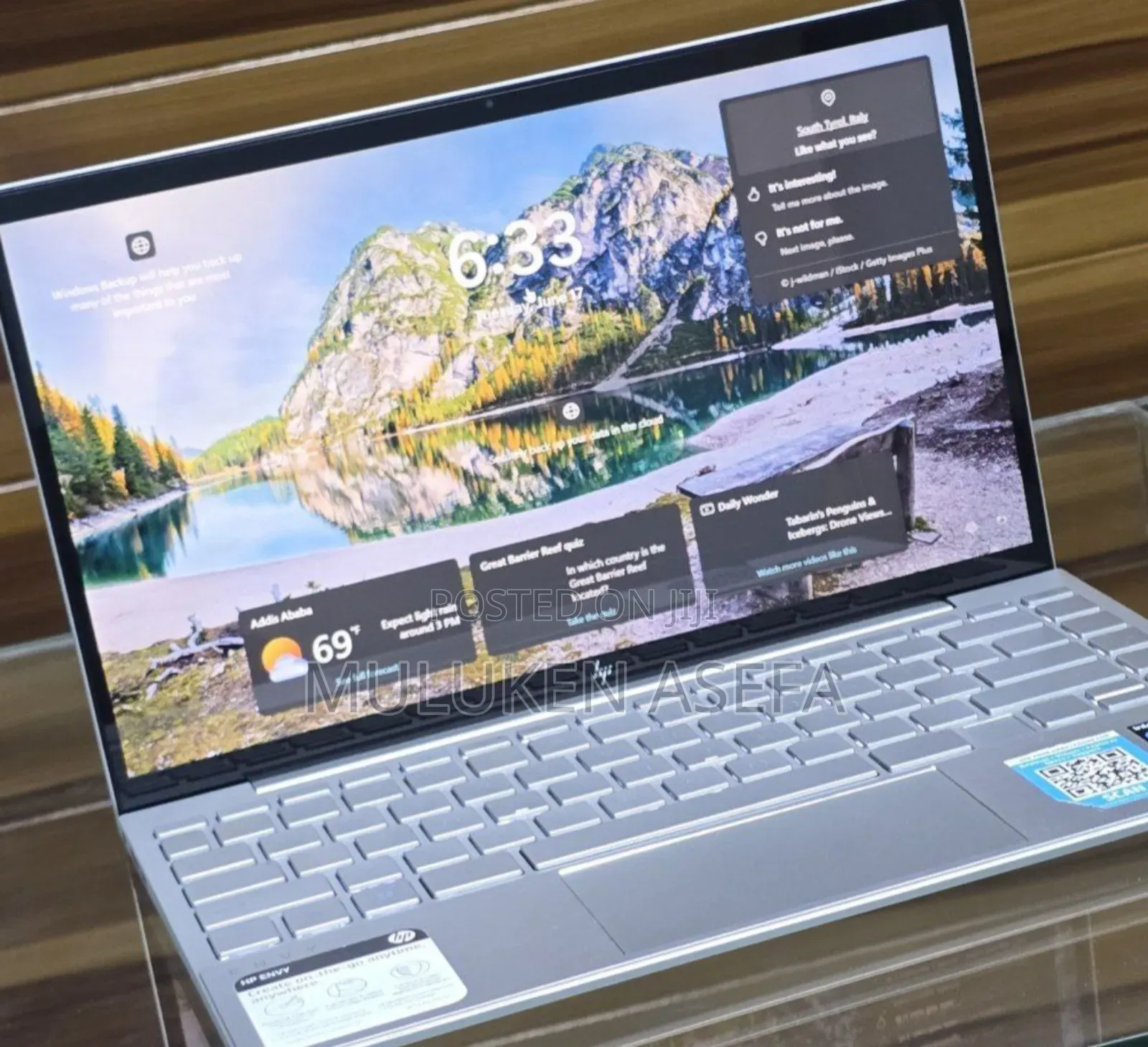 New Laptop HP Envy 14 8GB Intel Core I5 SSD 256GB