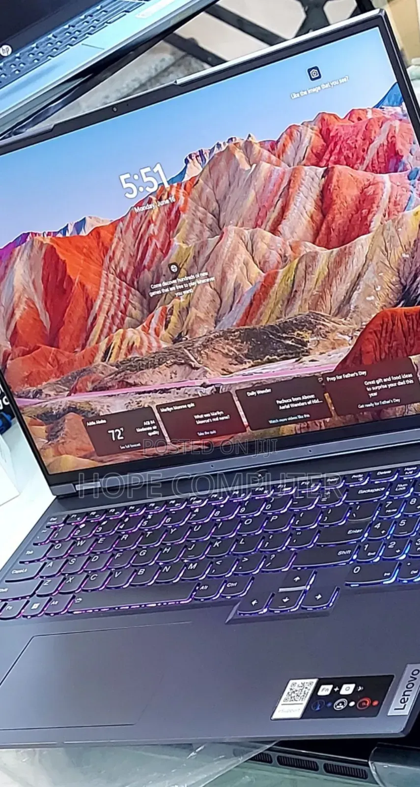 New Laptop Lenovo Legion 5 16GB AMD Ryzen 7 SSD 512GB