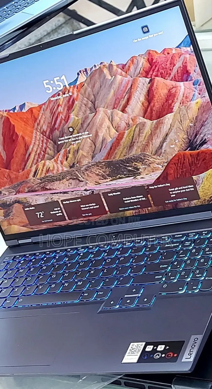 New Laptop Lenovo Legion 5 16GB AMD Ryzen 7 SSD 512GB