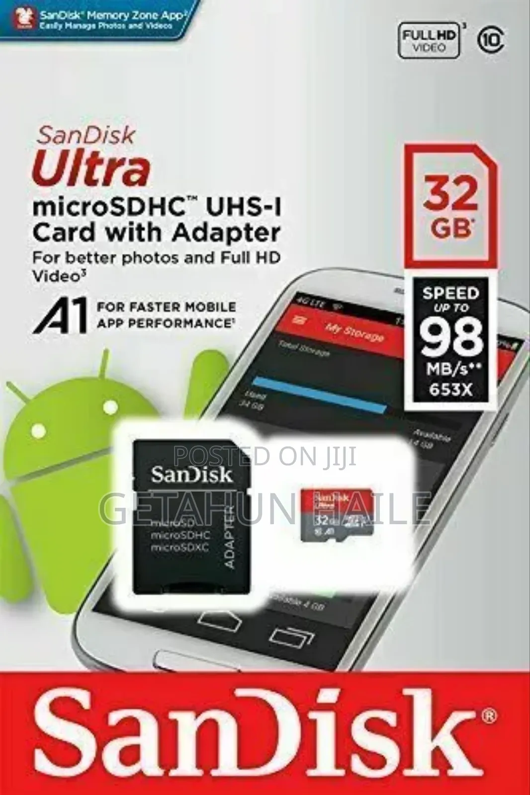 Sandisk Ultra 32gb Memory Card