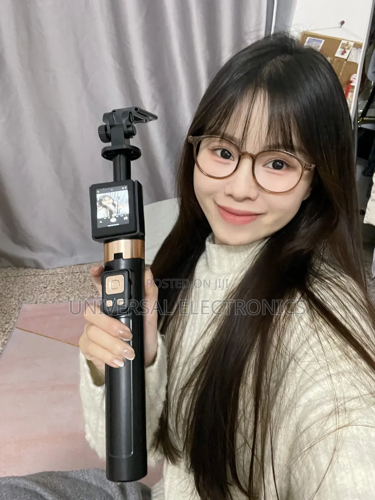 Mobile Projection Selfie Tripod_perfect for Content Creators