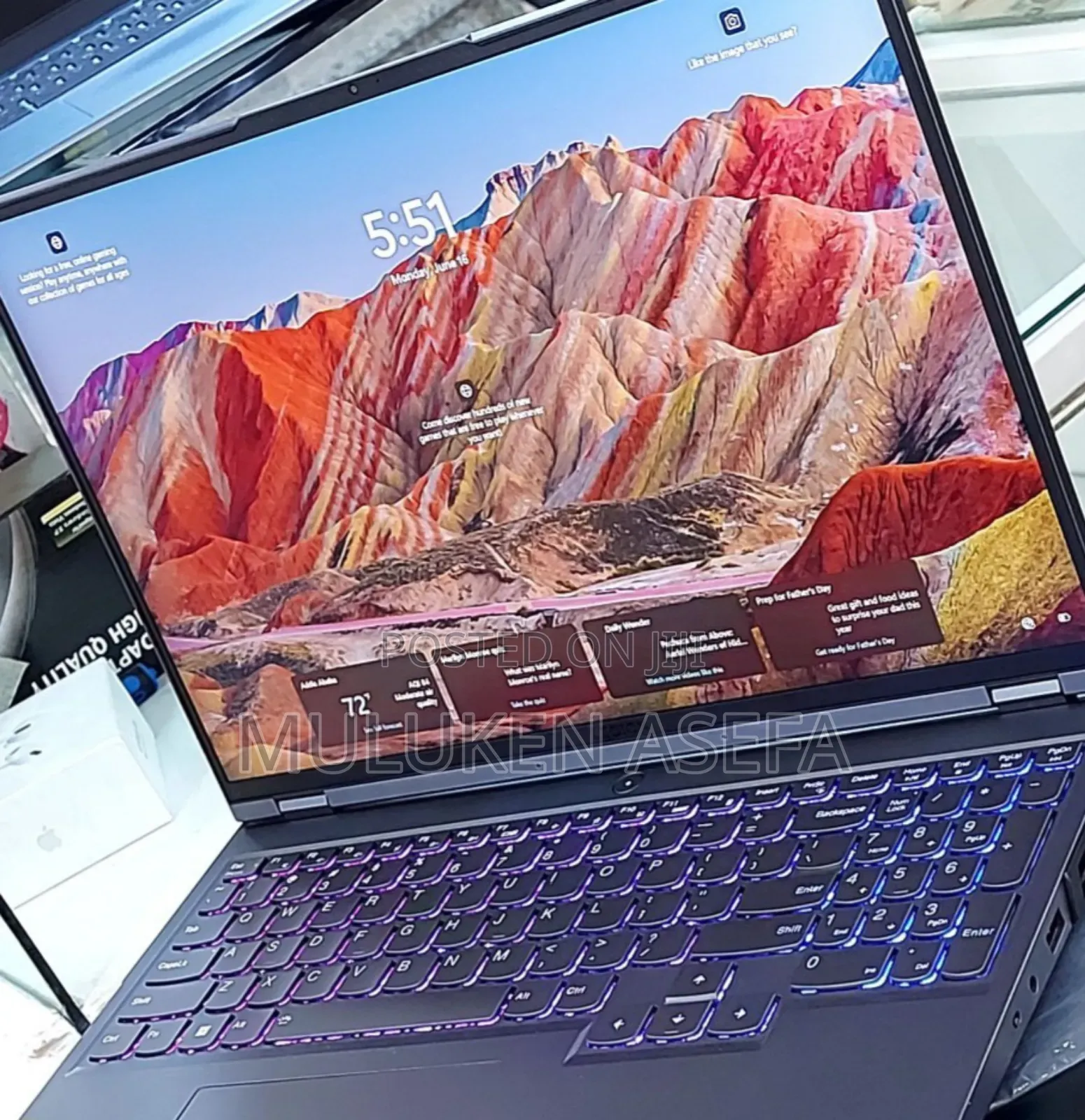 New Laptop Lenovo Legion 5 16GB AMD Ryzen 7 SSD 512GB