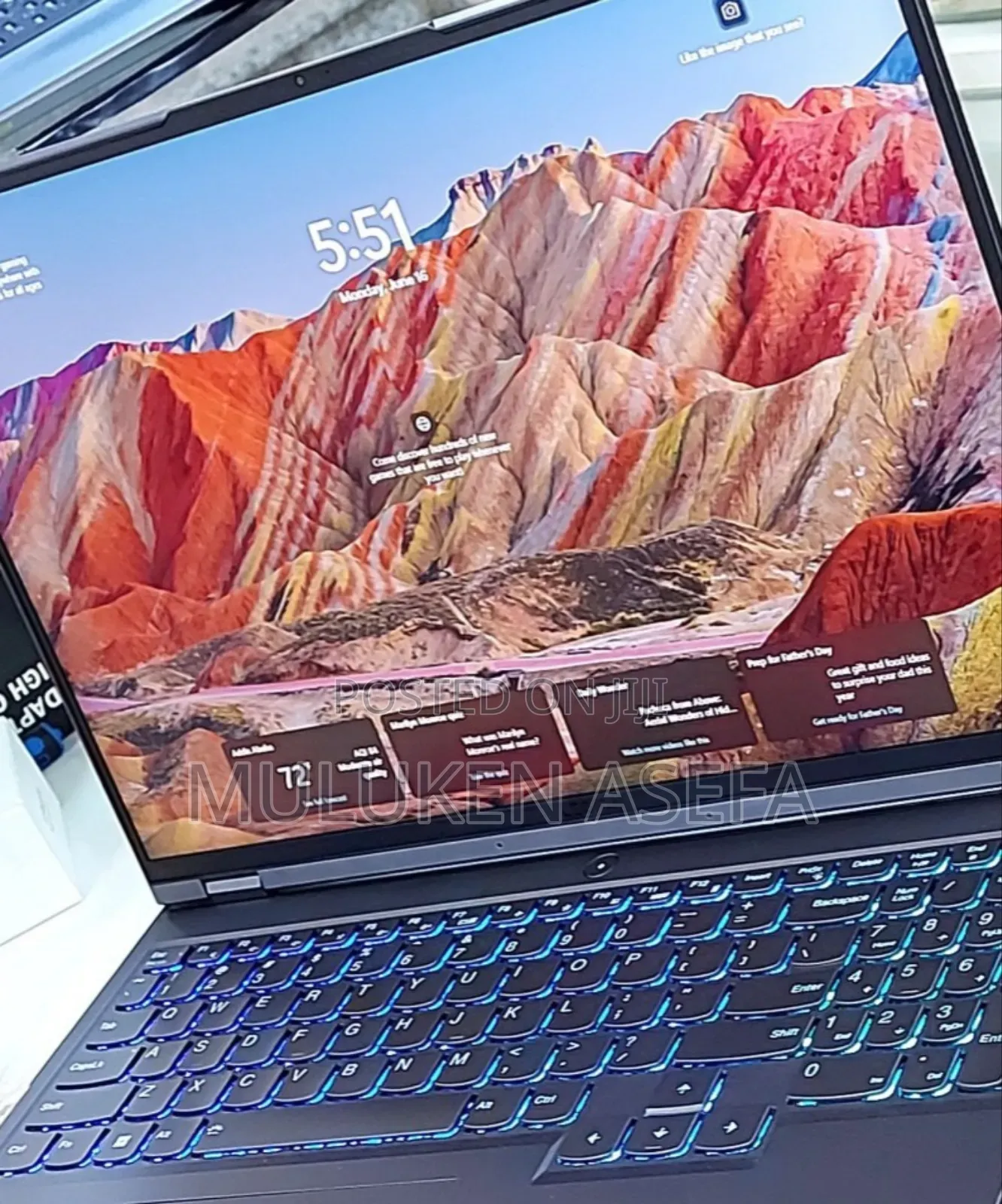 New Laptop Lenovo Legion 5 16GB AMD Ryzen 7 SSD 512GB