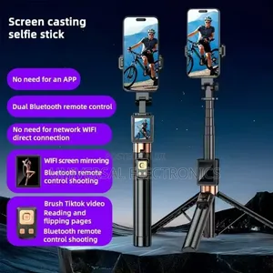 Multifunction Phone Tripod Stick( Sturdy + Foldable)